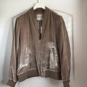 Madewell Velvet Bomber Jacket